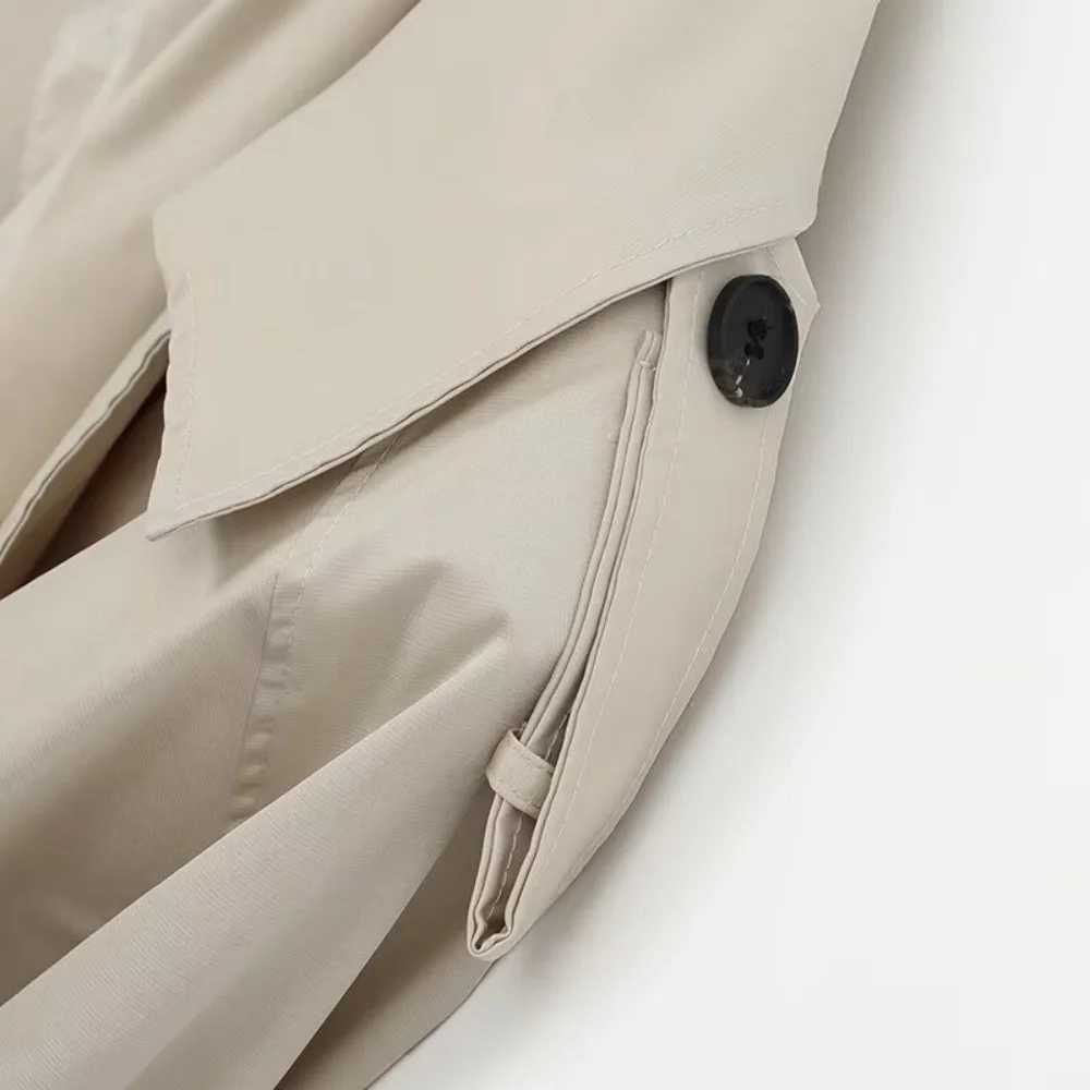 UNIZERA 2025 New Womens Casual Fashion European and American Style Design Double breasted Windproof CoatT251216