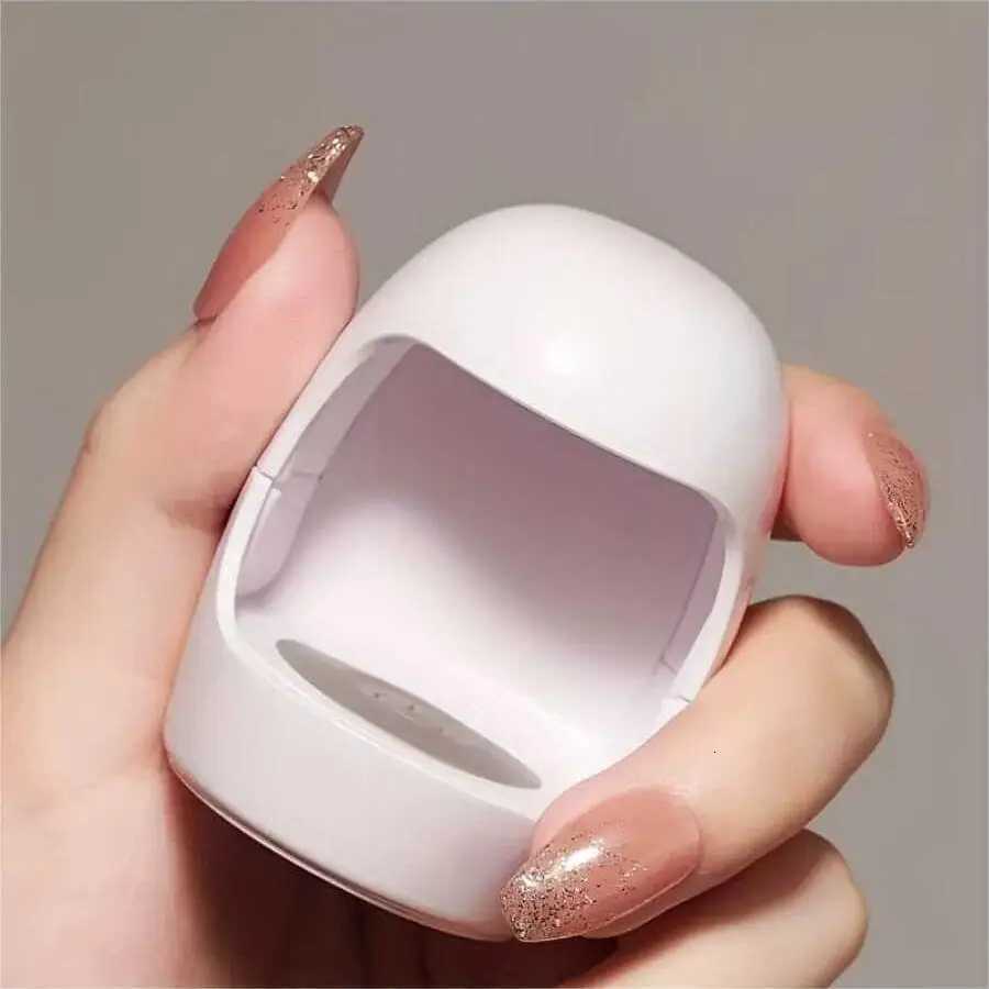 Mini Q-shaped Nail Lamp UV/LED Nail Dryer Quick Drying Nail Gel Nail Dryer For Home Nail Art DIYT251216