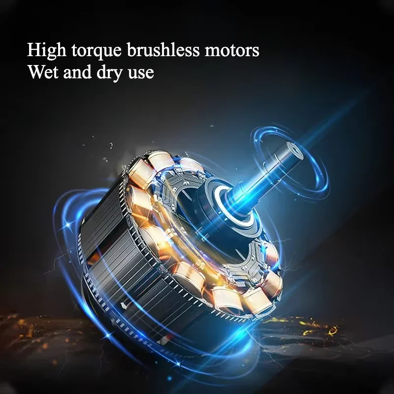 MRD Smart Brain HC-90-4 Mens Hair Clippers Professional All Metal Lift Height Torque Digital Brushless Motor Cordless Clipper 251215 C260312