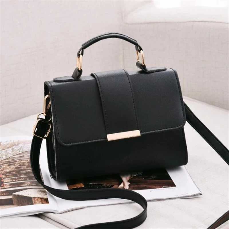 Women Fashion PU Leather Shoulder Small Flap Crossbody Handbags Messenger Bags High Quality Ladies Top Handle Bags M251216