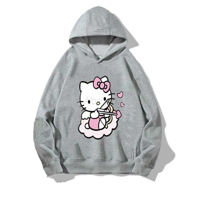 Sanrio Personalized Trendy Autumn-Winter Womens Hooded Long-Sleeved SweatshirtFashion Childrens Clothing for GirlsOutdoor Party Wear H251216