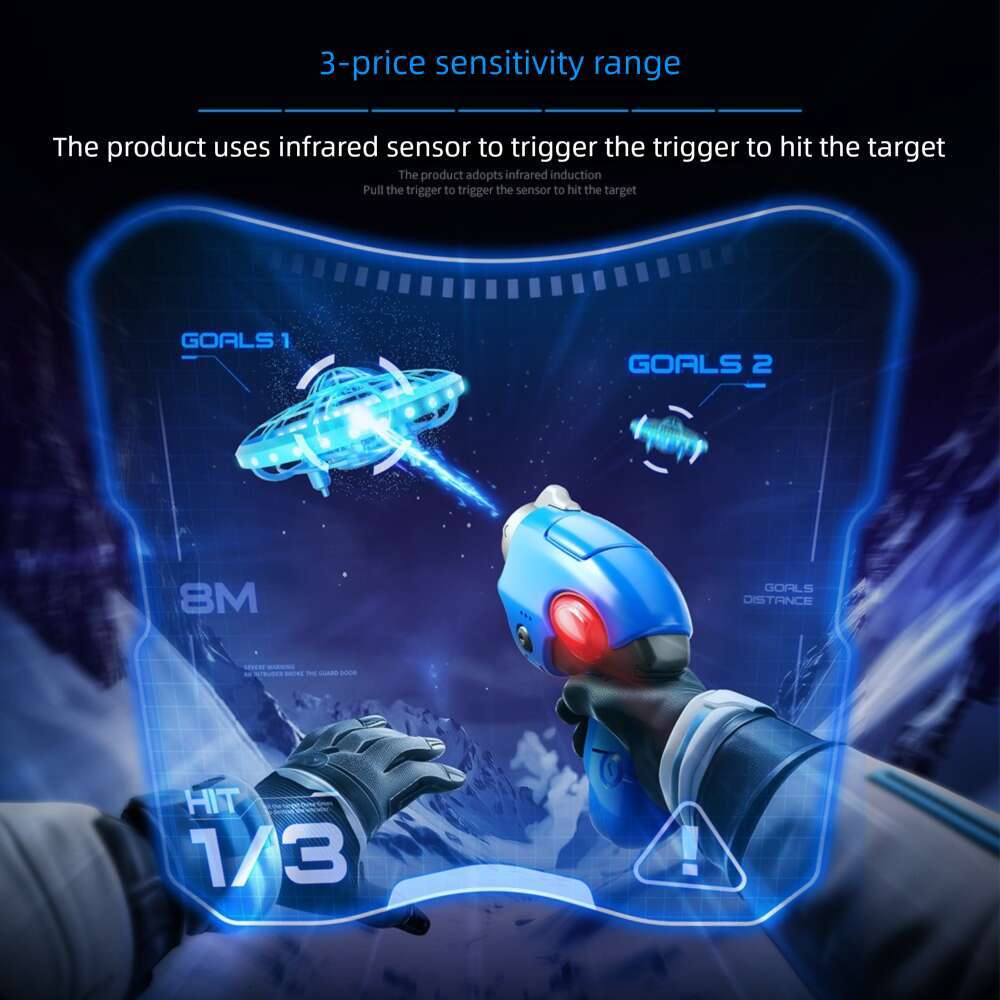 Famous Brand Cross Border XS Colorful Sensing Quadcopter Children S Toy UFO Mini Drone Levitation Rotating Flying Saucer