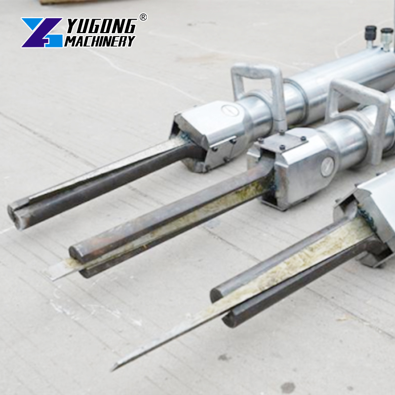 Versatile Hydraulic Rock Splitting Machine | Interchangeable Heads for All Quarry Hardness Levels