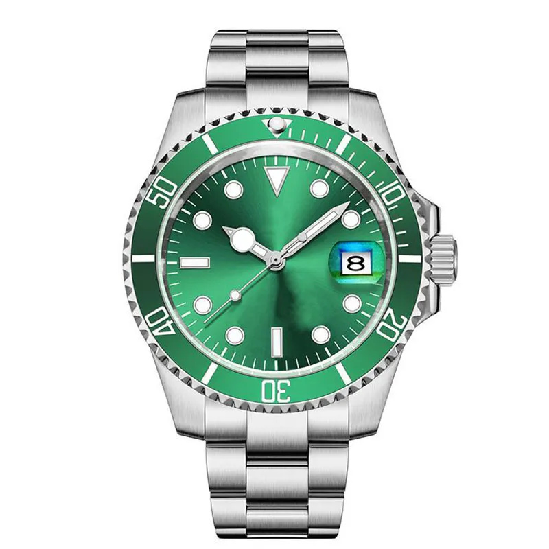 TOP black root beer watch 2824 swiss mechanical Ceramic luxury Watches automatic 40mm Stainless Steel Sliding Buckle Sapphire Luminous Montre de Luxe