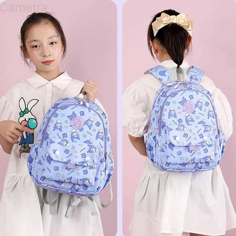Sanrio Hello Kitty Backpack Cinnamoroll Kuromi My Melody Student Bag Large Capacity Fashion Women Travel Bag Children Girls Gift H251216
