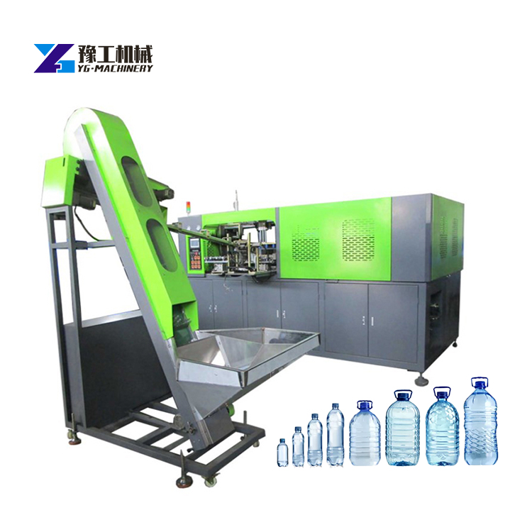 Semi-Auto PET Water Bottle Blowing Machine - 1L/2L/3L/5L Factory Production