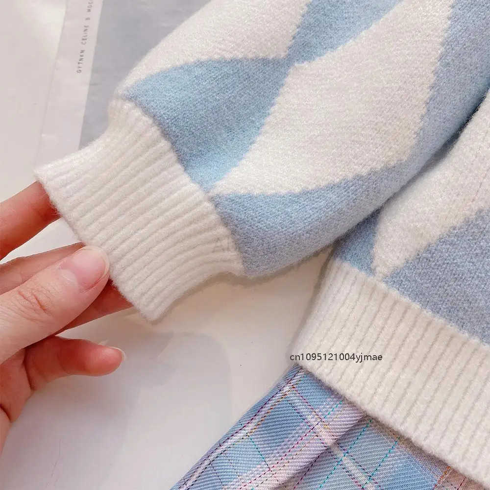 Sanrio 3Pcs Cinnamoroll Childrens Jk Pleated Skirt Set Anime Cardigan Sweater High-Quality Shirt Sweater Y2K Teen College Set H251216