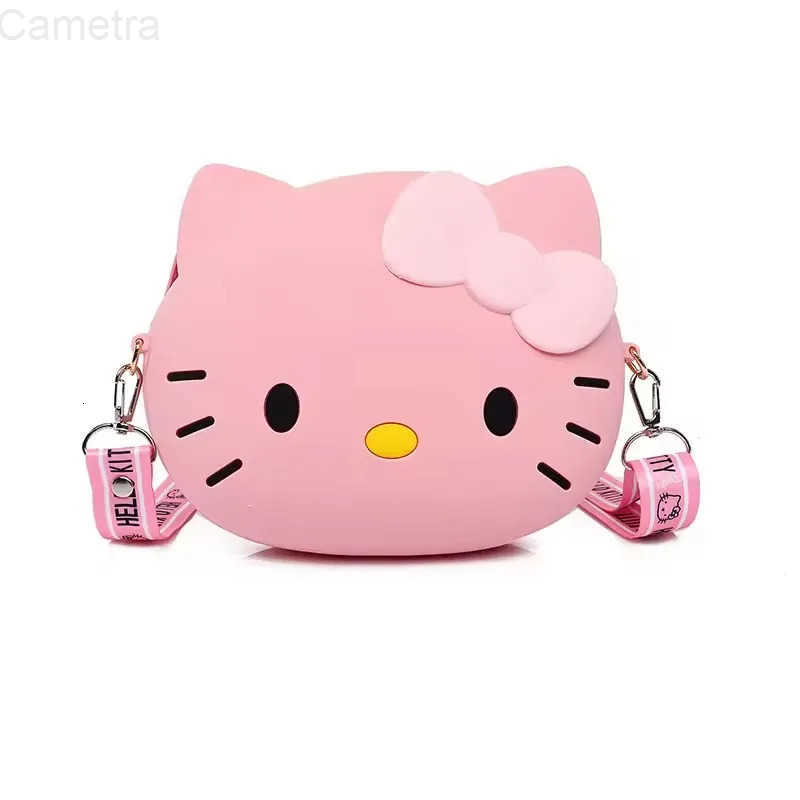 Sanrio 11cm/19cm Hello Kitty Crossbody Bags For Women Kawaii Messenger Bag Travel 3d Shoulder Small Purse Phone Bag Girlfriend Gift H251216