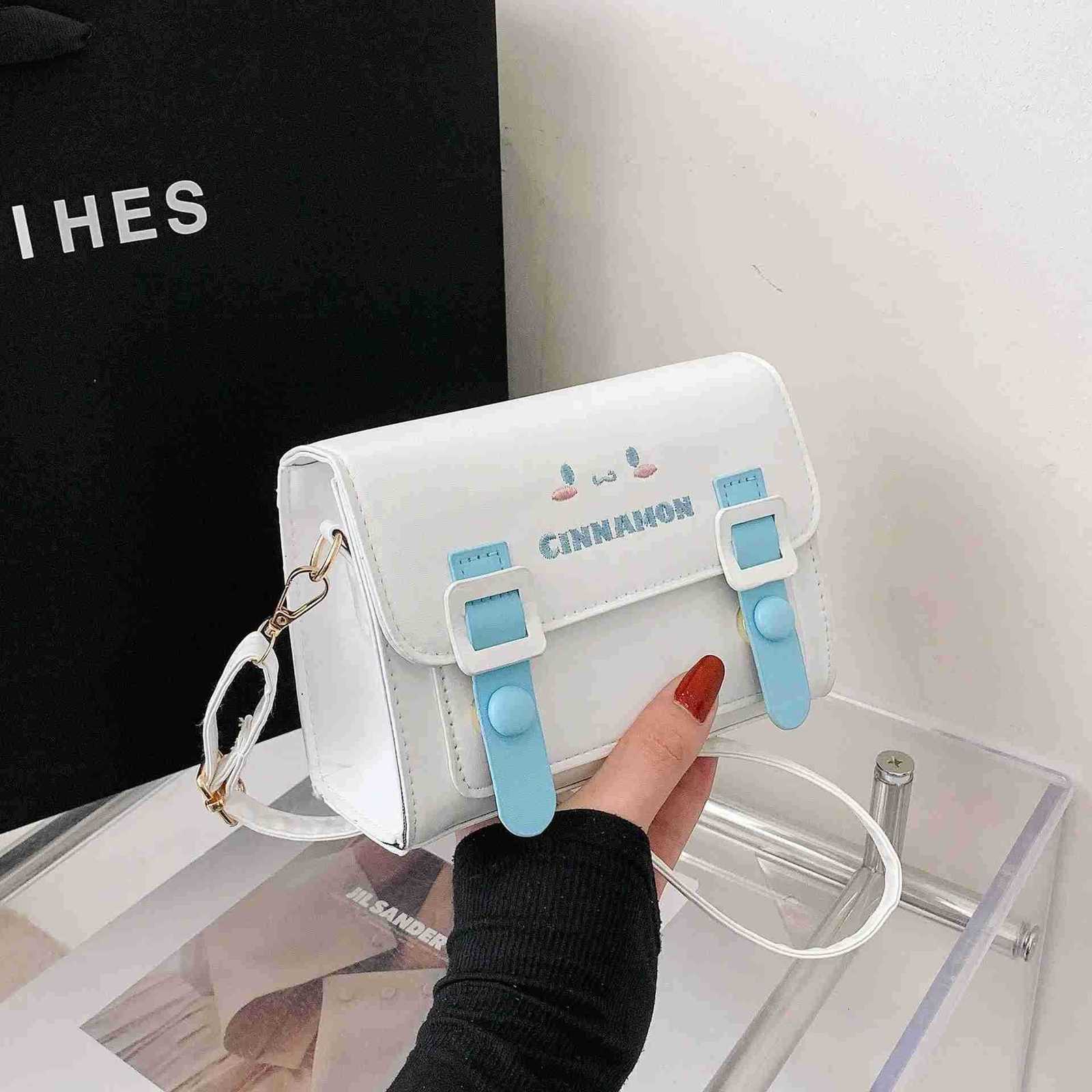 Sanrio Cartoon Pu Square Bag Anime Shoulder Bags Kawaii Messenger Tote Cute Backpacks My melody Cinnamorol Kuromi Fashion Bags H251216