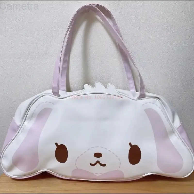 Sanrio New Kawaii Cute Sugarbunnies Bag Pink Double Sided Pu Handbag Single Shoulder Bag With Large Capacity Ins Gift For Girls H251216