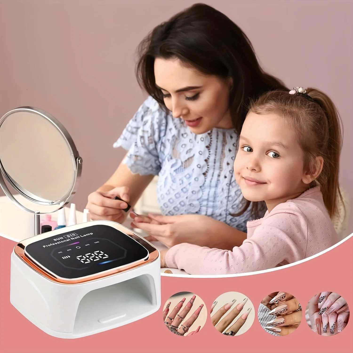 36 LEDS Nail Dryer Cordless Lamp 108W Rechargeable UV LED for Manicure and Curing All Gel Nail Polish at Home DIY SalonT251216