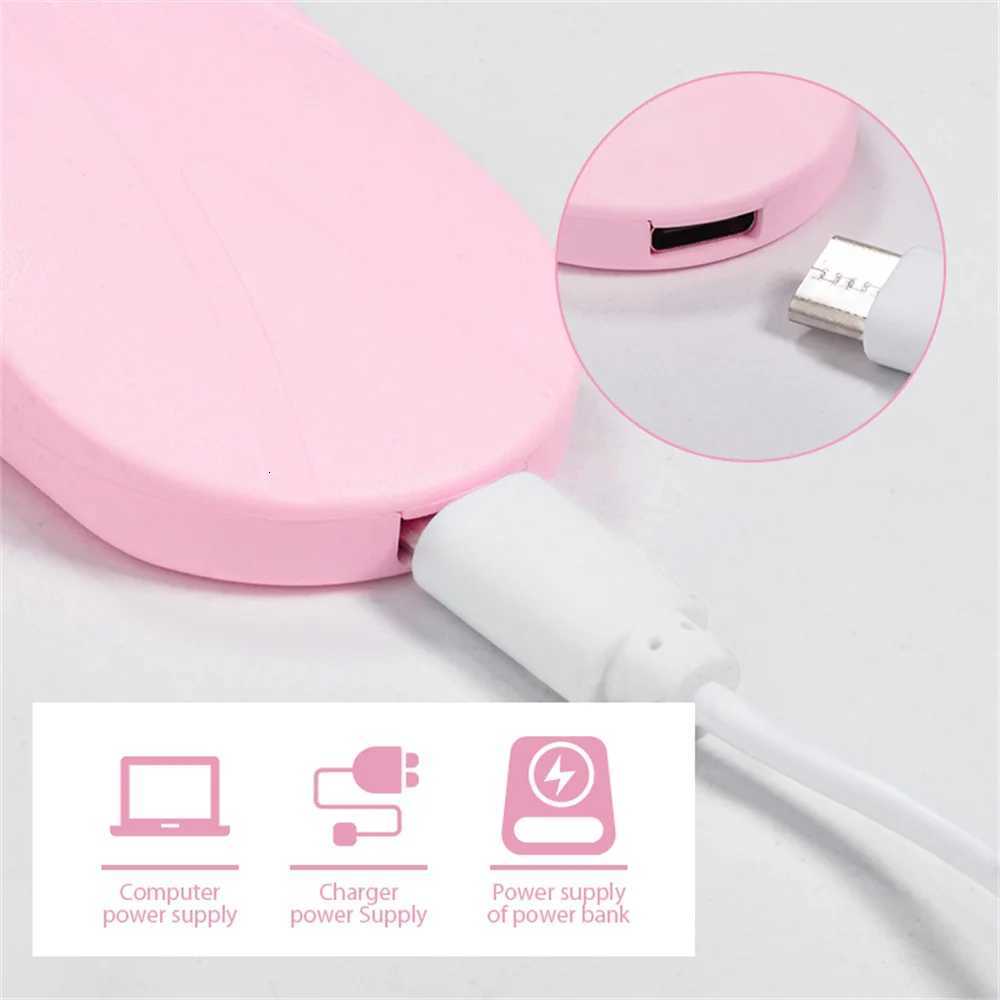 LULAA Mini 6W Nail Dryer LED UV Lamp USB Gel Varnish Curing Machine Nail Art Equipment 3 LEDS Beads Manicuring Nail ToolT251216