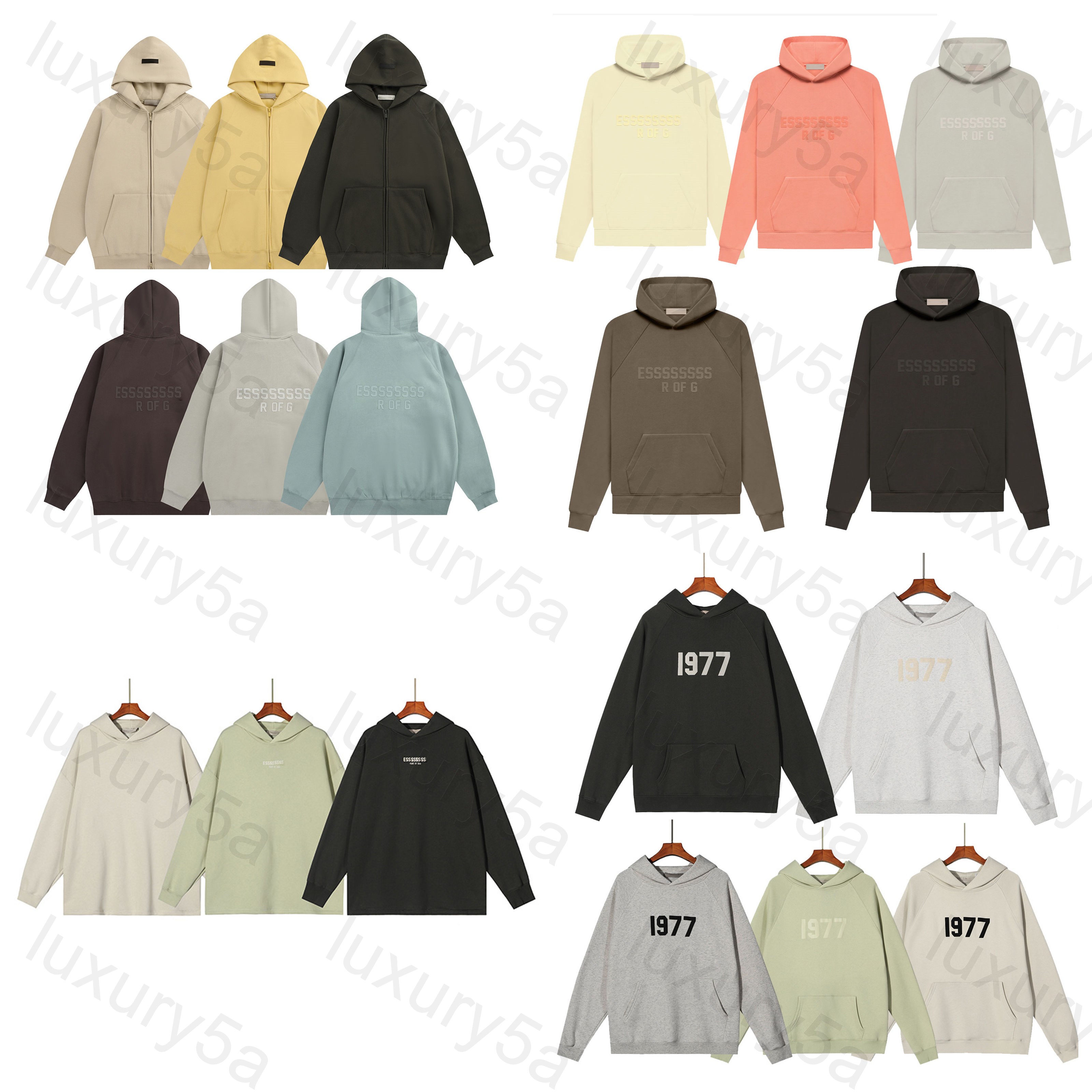 essintals Mens Hoodies Designer Hoodie Men Women Sweatshirt Tracksuit Pullover clothes Streetwear Cotton sweatpants Letter Printed Hoody Hoodie