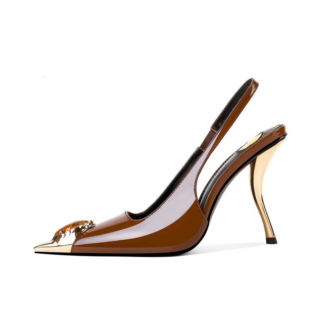 Ladies' Sexy High-Heeled Iron Toe Women's Shoes - view 4