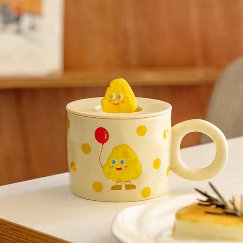 Ceramic Bread Design Coffee g Breakfast Milk g Handgrip Water Cup Off Household Kitchen Drinkware H251215