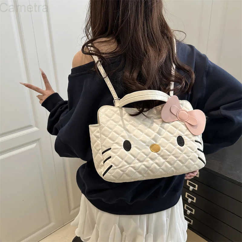 Sanrio HELLO HAPPY Adorable Multifunctional Backpack For Women Versatile Niche High-End Large Capacity Fashionable Crossbody Bag H251216