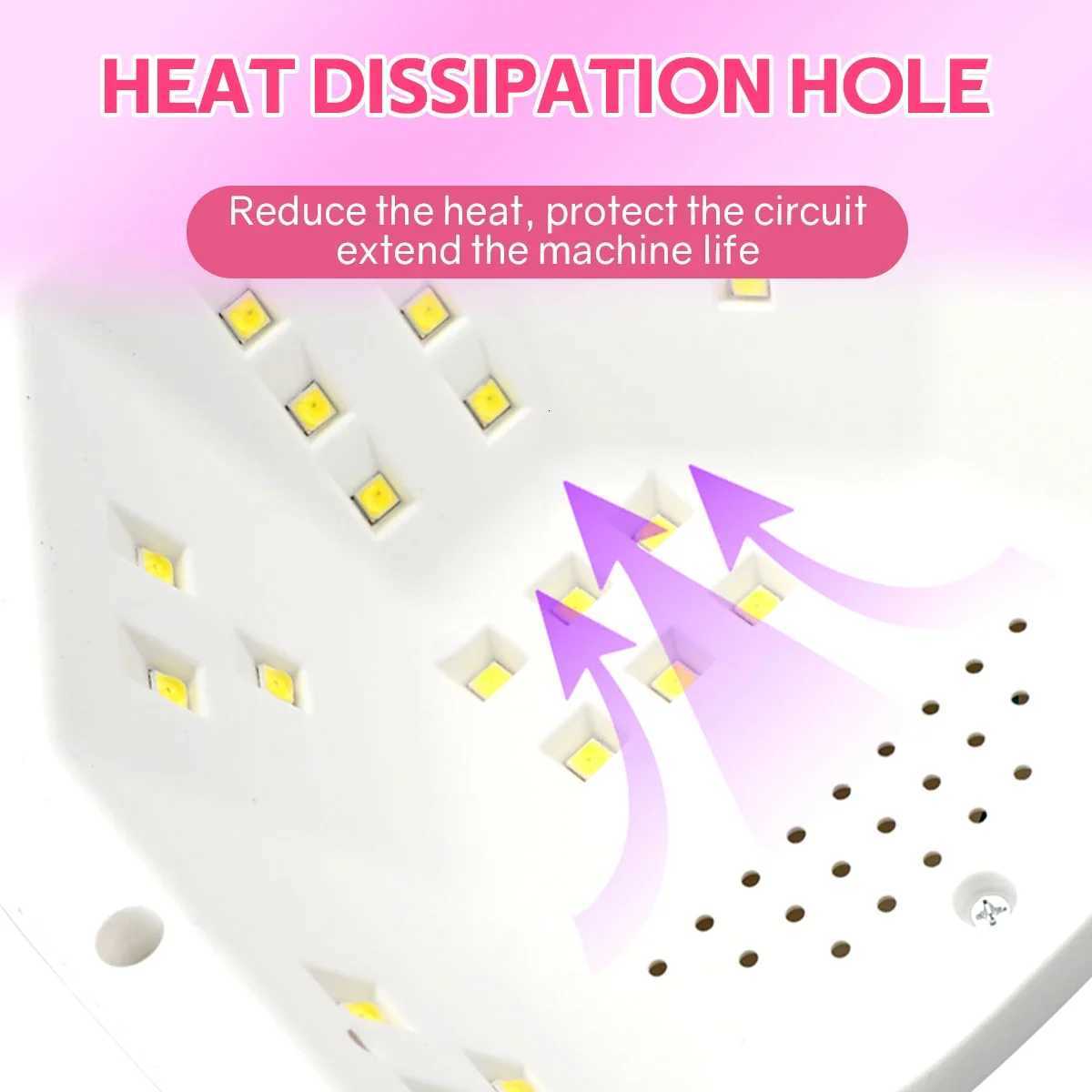 88W UV LED Nail Lamp 24 LEDs Nail Dryer for Nails Gel with 3 Timer Settings Professional UV Cabin Manicure Lamp Nail Art ToolsT251216
