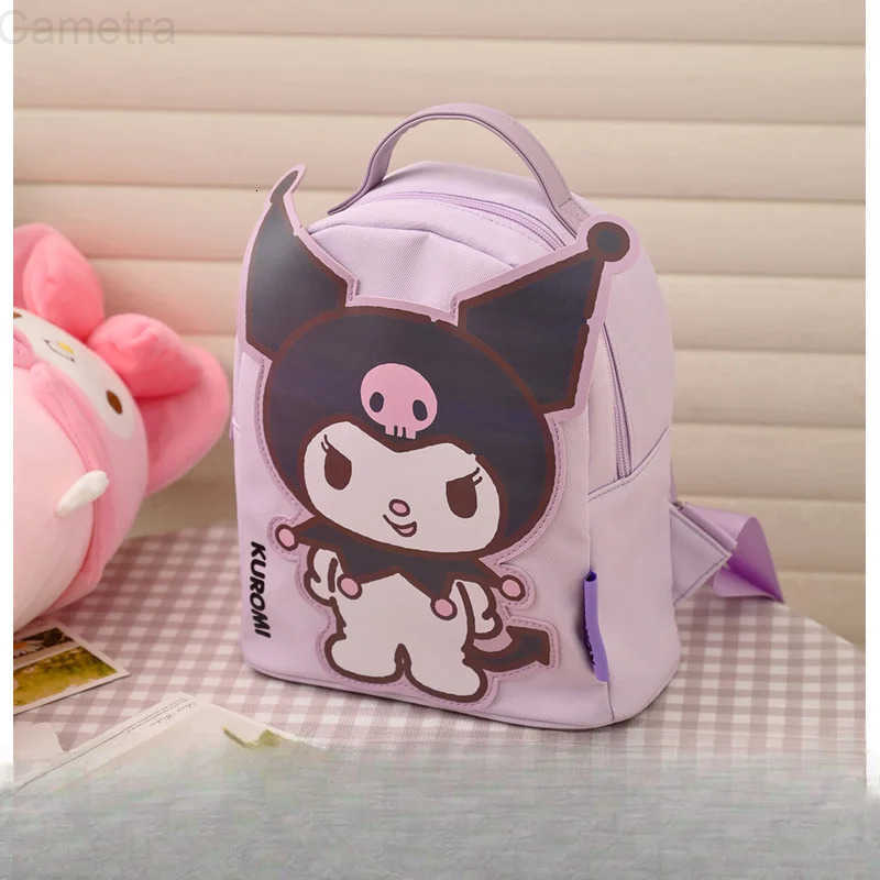 Sanrio Cartoon Hello Kitty My Melody Kuromi 3D student large capacity backpack Kawaii handbag shoulder bag Holiday gift H251216