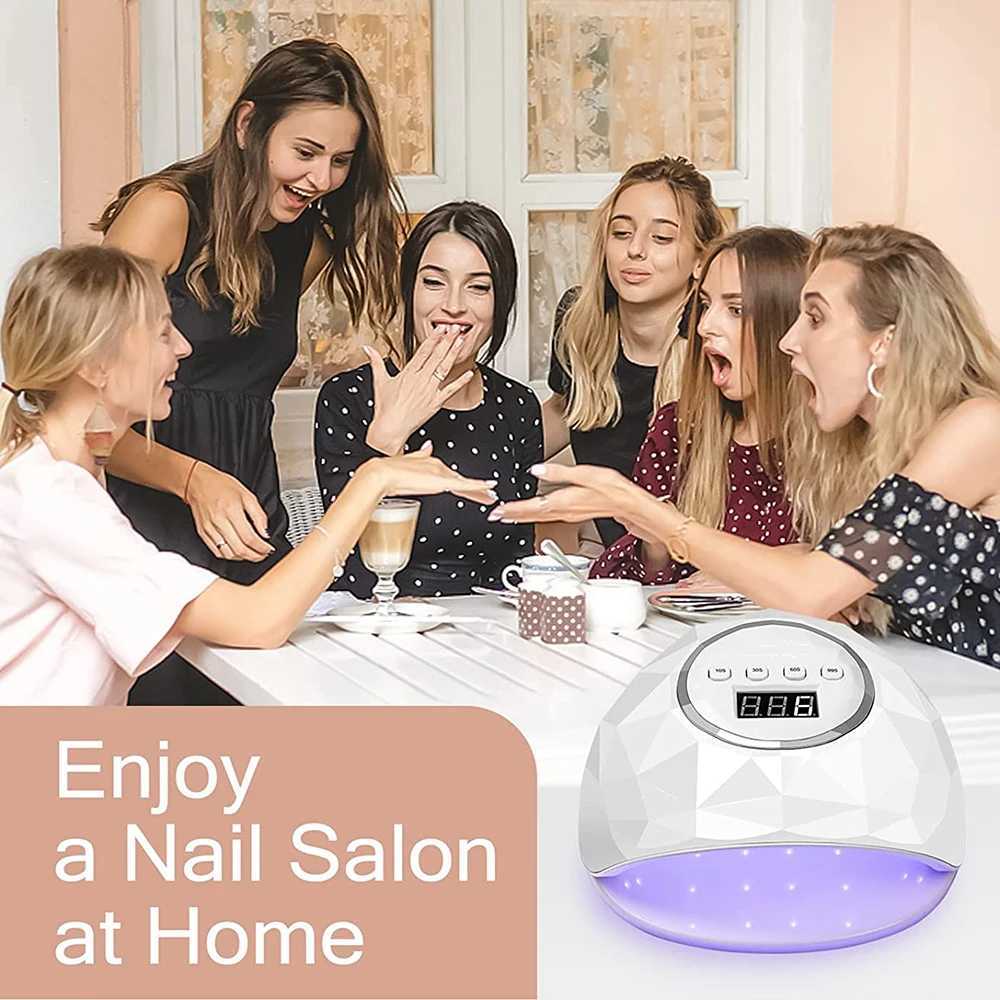 UV LED Lamp For Nails Drying Manicure Lamp With Memory Function LCD Display Professional LED Nail Lamp For Nail Art Salon ToolsT251216