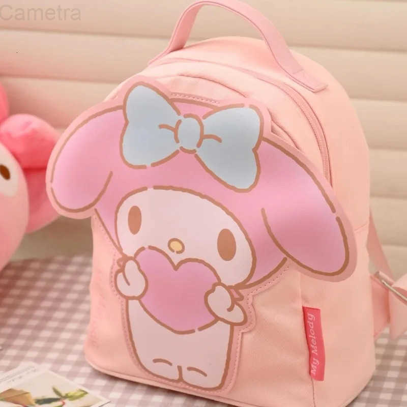 Sanrio Cartoon Hello Kitty My Melody Kuromi 3D student large capacity backpack Kawaii handbag shoulder bag Holiday gift H251216