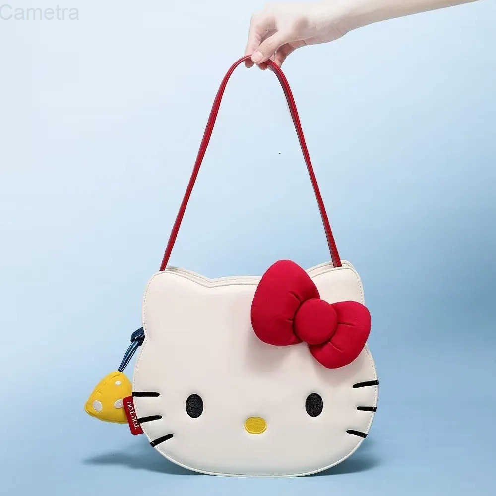 Sanrio Hello Kitty Cute Crossbody Bag Sweet Girl Style Shoulder Bag Cartoon Style Crossbody Bag Girl Christmas Gift H251216