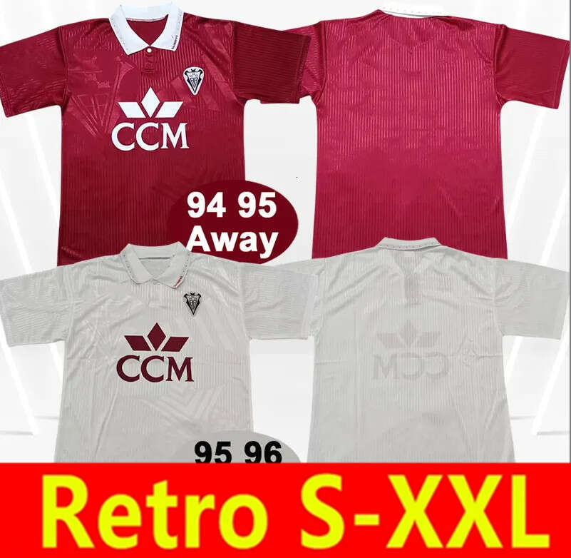 1994 1996 Albacete Balompie Retro Soccer Jerseys Away Vintage Football Shirts