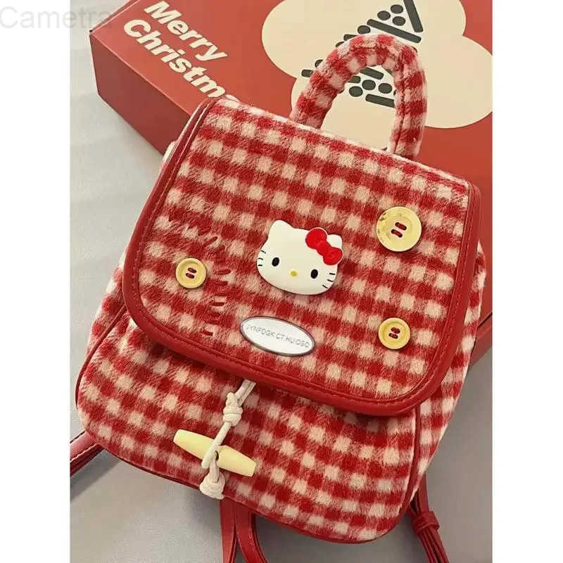 Sanrio Hello Kittys Child Backpack New Mini Travel Light Follow Your Body School Bag Portable Storage Bag Anime Figure H251216