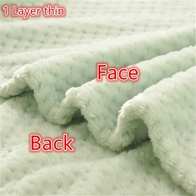 3D fluffy super soft kids bed spread pink blue cozy baby blanket spring toddler bedding quilt coral fleece furry child blanket H251216 - view 7