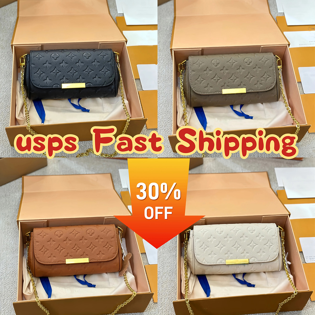 Luxury Designer Bag Embossed black Flower Women Handbag Chain Shoulder Bags louisvuinton Fashion Womens Bag Lady Clutch louisvuittion Tote Bags Purse Wallet 2025