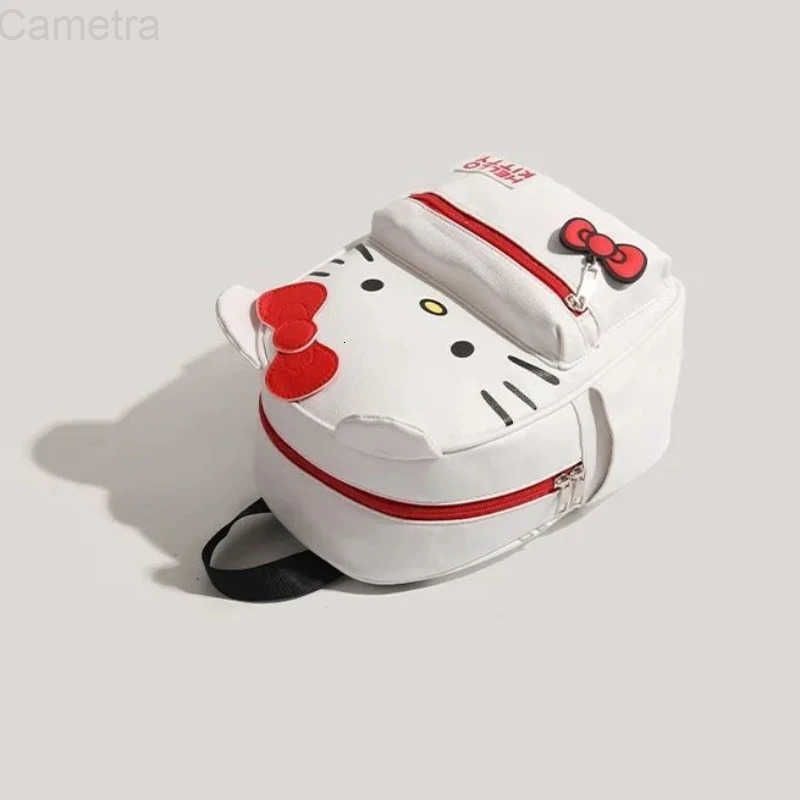 Sanrio Anime Kawaii Hello Kitty Cinnamoroll My Melody Kuromi Backpack Crossbody Messenger Bag PU Leather Kawaii Student Backpack H251216