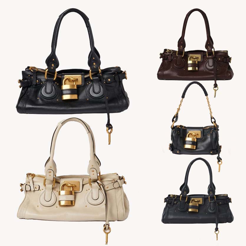 designer bag Luxury Tote bag Shoulder Bags purse woman new design Grain leather Paddington bag new fashion handbag Retro Lock Head Bag Handheld Crossbody 001.