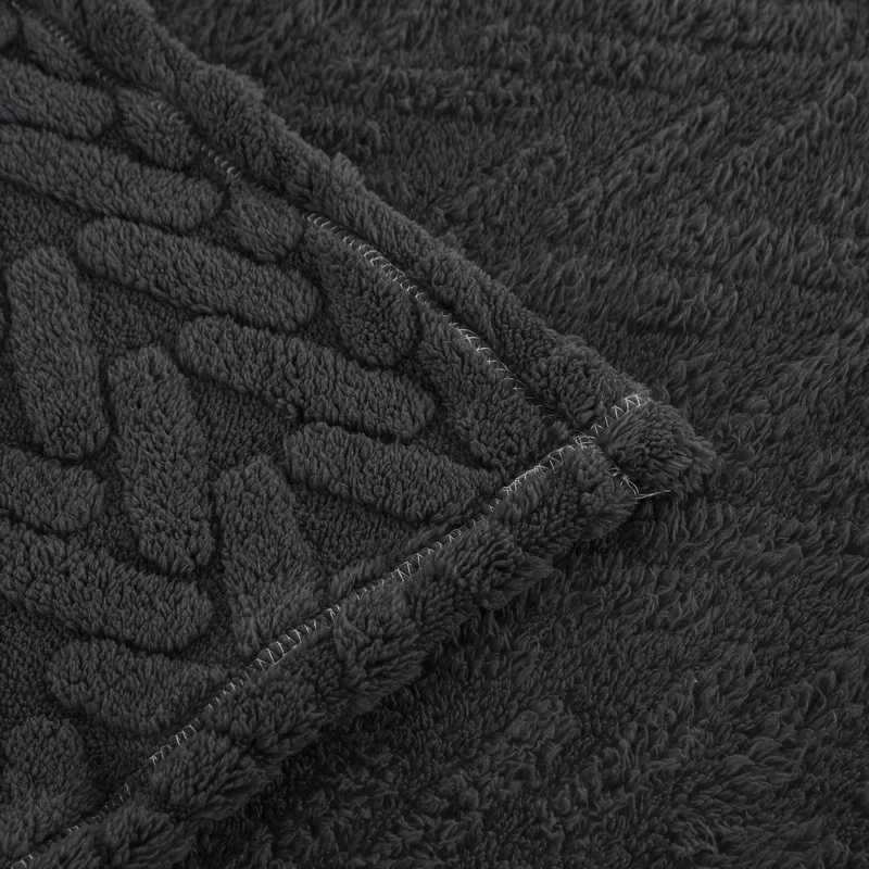 autumn and winter new high-gram single-layer double-sided jacquard Tafu fleece Shu cotton fleece multi-functional blanket H251216 - view 5