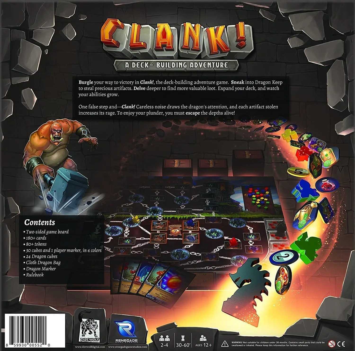 Renegade Game Studios ClankThe Deck Building Adventure Game Board Card Game C251216