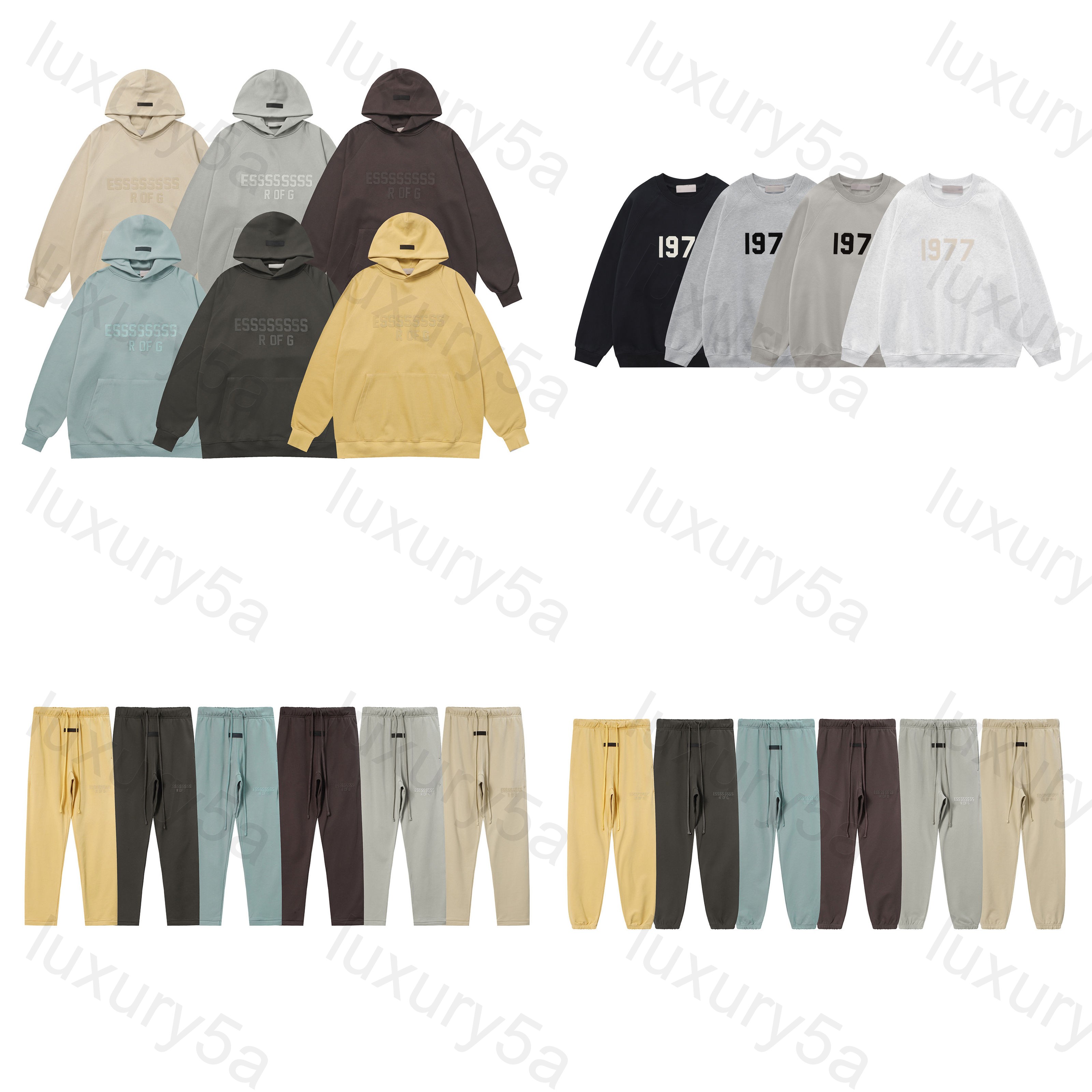 essintals designer hoodie men hoodies fashion hoodie and hight quality pants Stree print hoodies Loose skin-friendly tracksuits us size S-XL