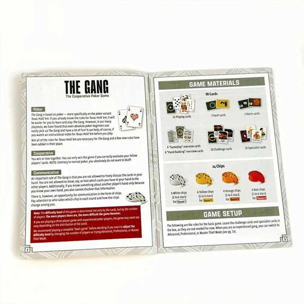 The Gang Card Game Fun Family Game Night for Kids Adults 36 Players Cooperative Strategy Tabletop Board Game C251216