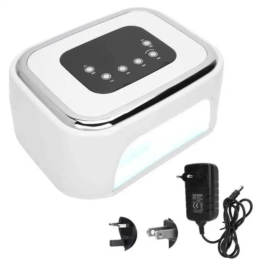 100240V 80W UV Nail Gel Curing Light 42 LED Light Chips Nail Art Gel Curing Light 4 Gears with Timer Auto Sensor Nail EquipmentT251216