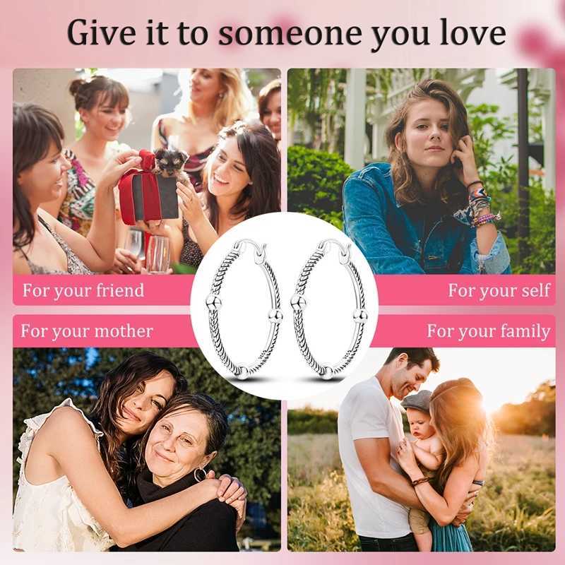 925 Sterling Silver Hoops Earrings Hypoallergenic Hoops Earrings With Zirconia Fashion High Quality Jewelry for Women Girls G251216