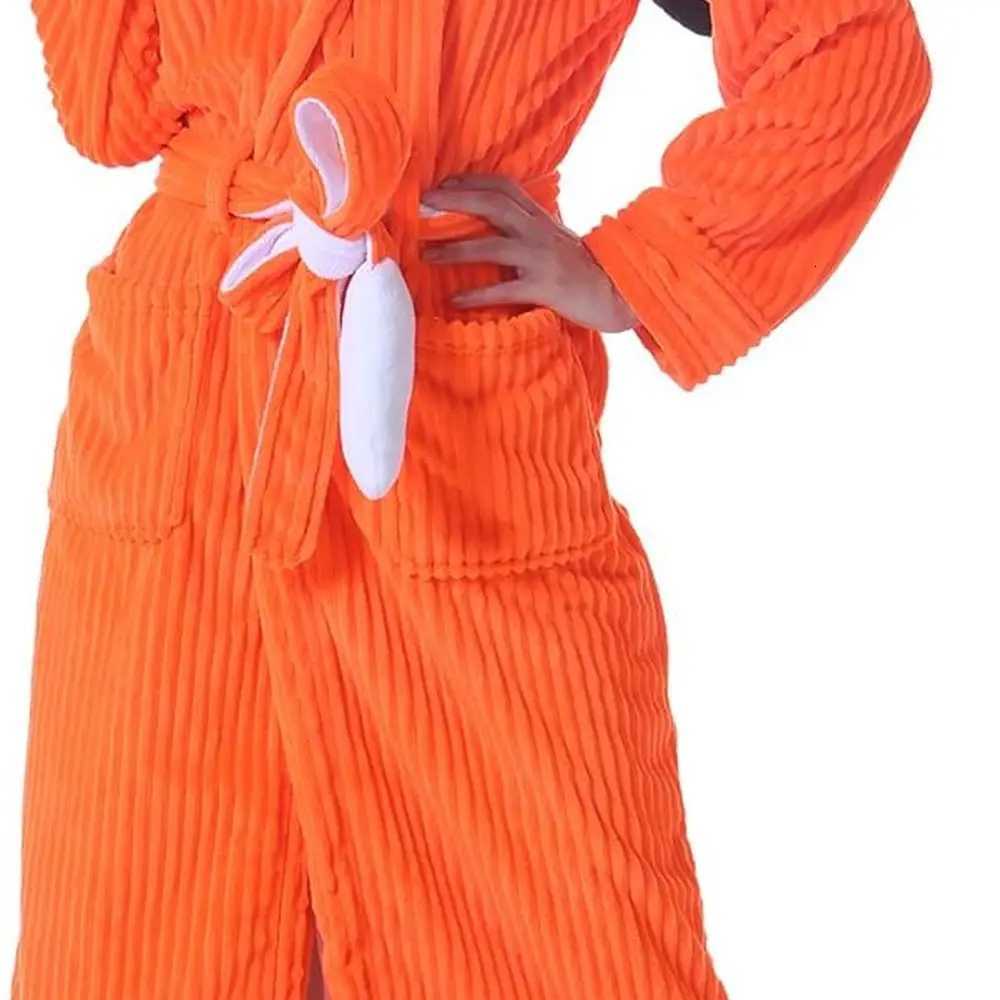 Flannel Hooded Animal Print Bathrobe for Adults - Soft Cozy Pajamas for Halloween Christmas Cosplay C251216