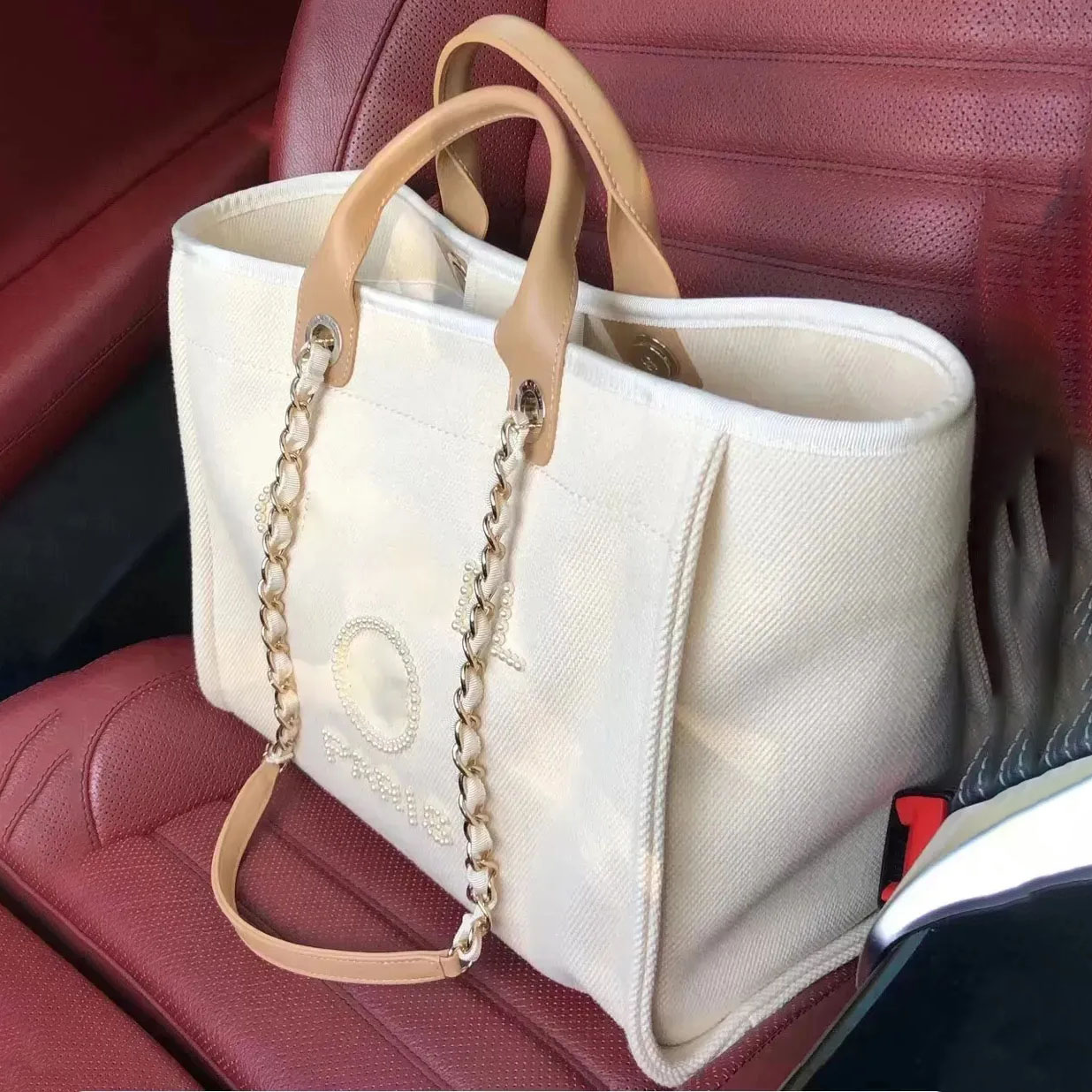 Designer bag flower printed zipper shoulder bag luxury chain camera bag Joker underarm bag handbag large capacity travel leisure shopping bag