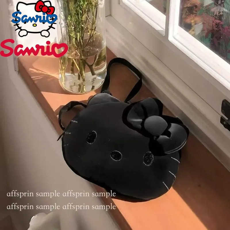 Sanrio Hello Kitty New Womens Crossbody Bag Fashion High Quality Womens Small Bag Black Versatile Large Capacity Womens Phone Bag H251216