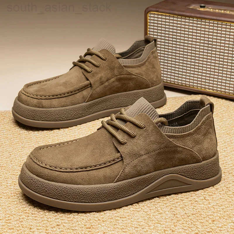 Autumn Wide Toe Spring New Mens Cowhide Fashion Versatile Single Short Boots Soft Leather Mens Boots Zapatillas De Deporte H251216 - view 3