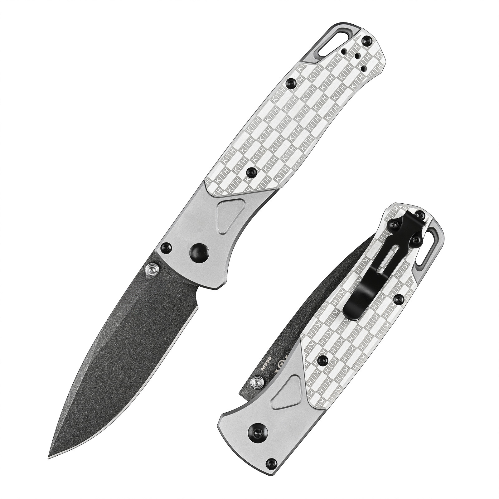 Free Wolf KTH-535 Pocket Folding Knife M390 Blade Aluminium Alloy Handle Bearing Utility Camping Outdoor Survival EDC Knife