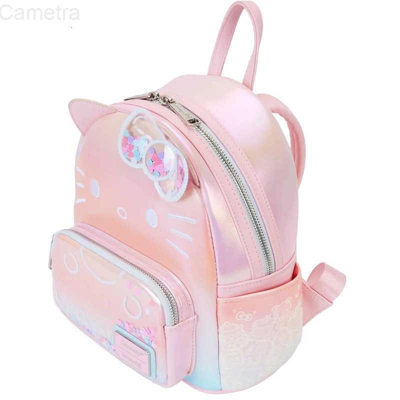 Sanrio Series Hello Kitty and Mimmy 50th Anniversary Clear Cute Cosplay Mini Backpack Wallet H251216