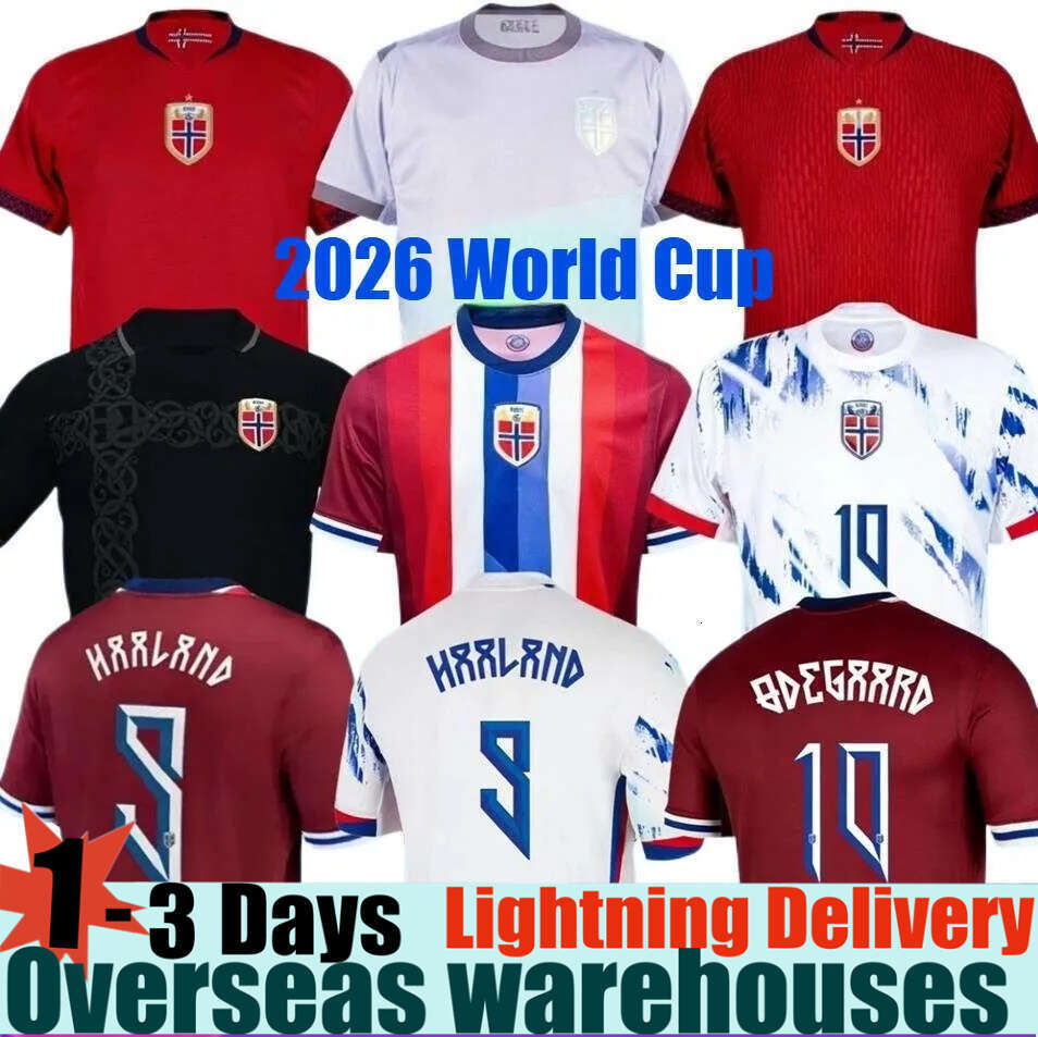 2024 Norway Jersey 2026 World Cup HAALAND Soccer Jerseys SORLOTH NUSA AASGAARD HORN MYHRE DONNUM RYERSON MOLLER WOLFE AJER STRAND 25 26 noruega Football Shirt Men