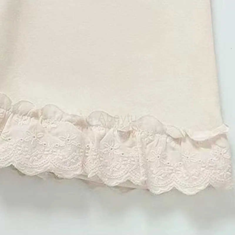 Sanrio Spring Baby Girls Lace Patch Clothes Set Kid Hello Kitty Printed Sweatshits Pullover Top and Flared Trousers Suit Outfits H251216