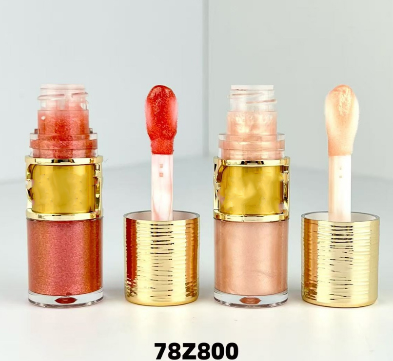 Gold Version Lip Oil Gloss 6ml Liquid Lipstick Plumping Glossy Moisturizer Lipgloss 12# Honey Moon 100# Sparkling Dream Color Shiny Glitter Lips Beauty Makeup