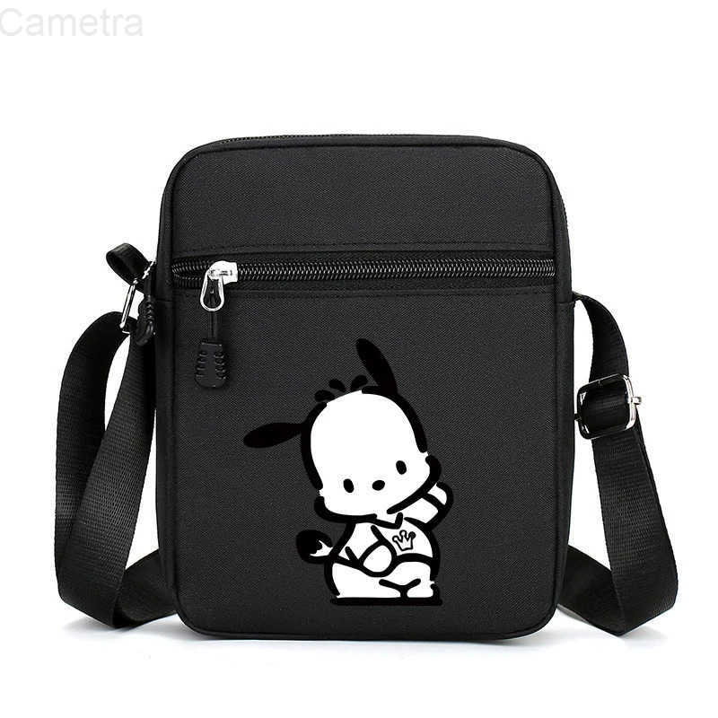 Sanrio Anime Cartoon Pochacco Crossbody Mobile Phone Bag Kawaii Women Daily Travel Messenger Shoulder Pouch Zipper Students Coin Purse H251216