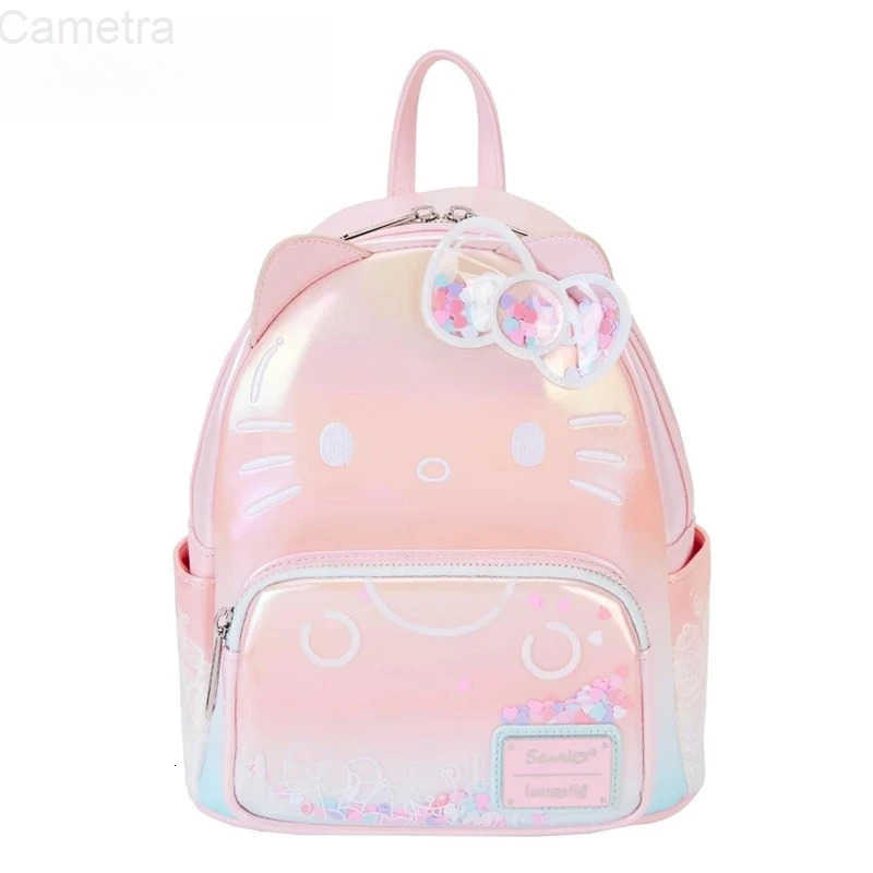 Sanrio Series Hello Kitty and Mimmy 50th Anniversary Clear Cute Cosplay Mini Backpack Wallet H251216