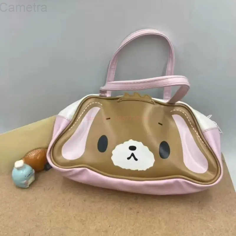 Sanrio New Kawaii Cute Sugarbunnies Bag Pink Double Sided Pu Handbag Single Shoulder Bag With Large Capacity Ins Gift For Girls H251216