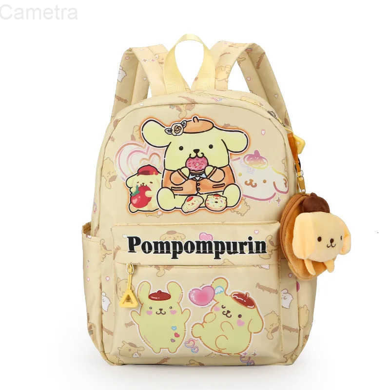 Sanrio Kawaii Hello Kitty Cinnamoroll Kuromi Childrens Schoolbags Cute Cartoon Large Capacity Student Lightweight Schoolbags H251216